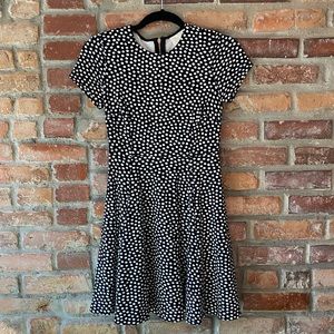 KATE SPADE polka dot print mini dress